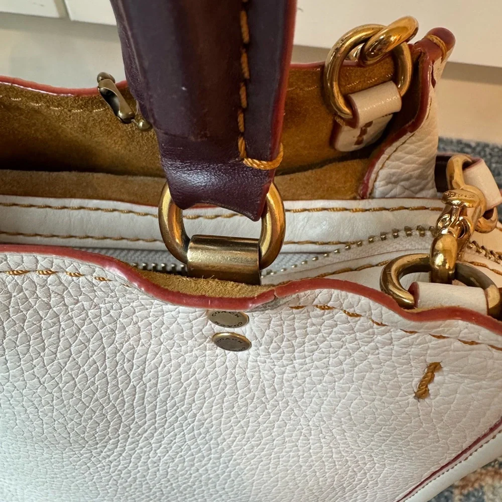Coach Rogue 25 ivory cream 1941 glovetanned pebbled leather 20315 - Picture 3 of 15
